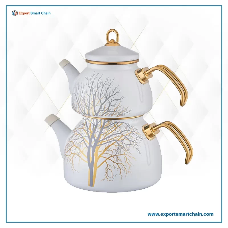 کتری و قوری نوا سفید درختی کد3236